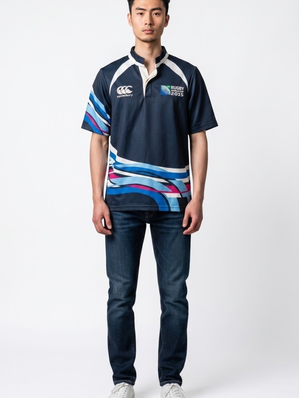Canterbury Rugby World Cup 2015 polo shirt Medium